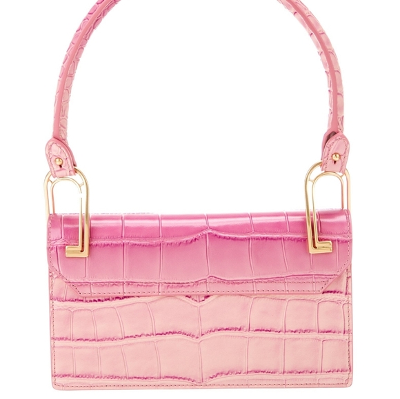 Apede Mod Croc Embossed Leather Bag - Picture 4 of 7